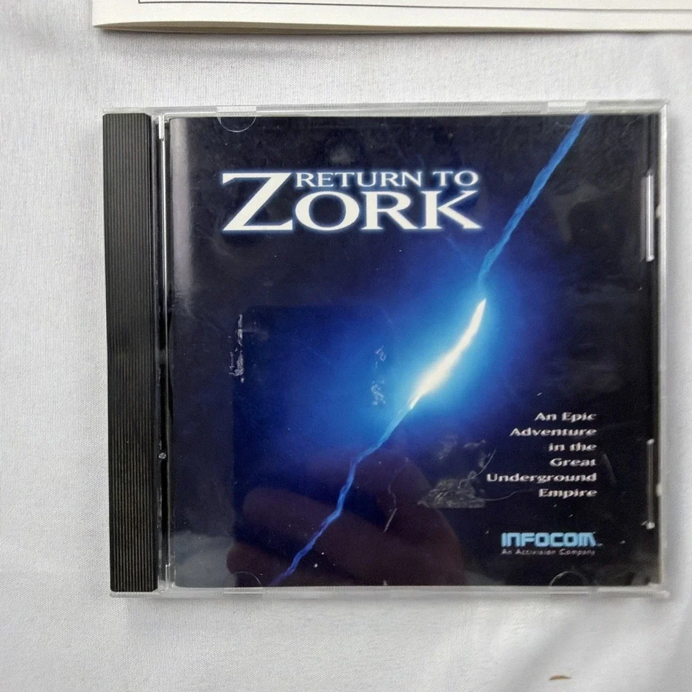 VINTAGE Return To Zork 1990s BIG BOX IBM CD ROM Game